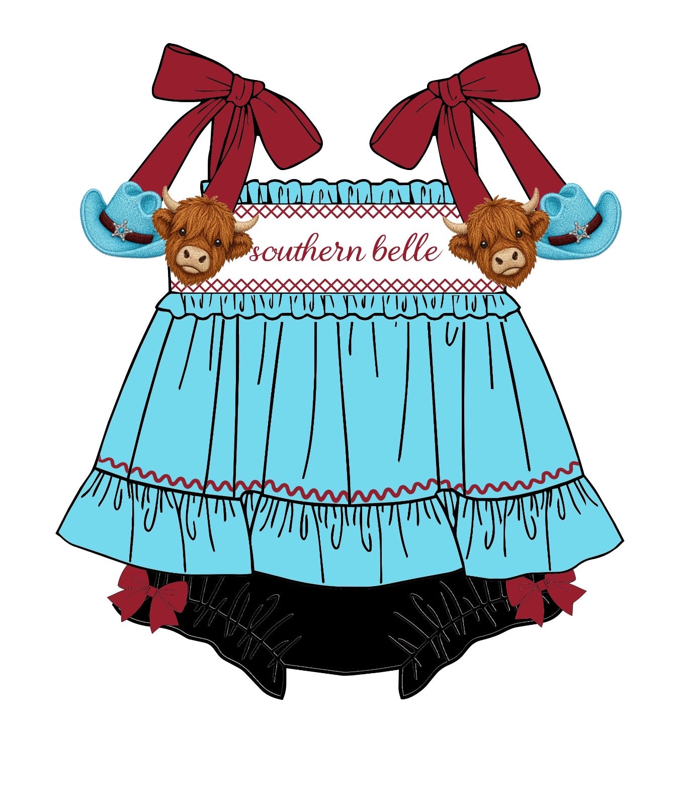Girls southern belle PO
