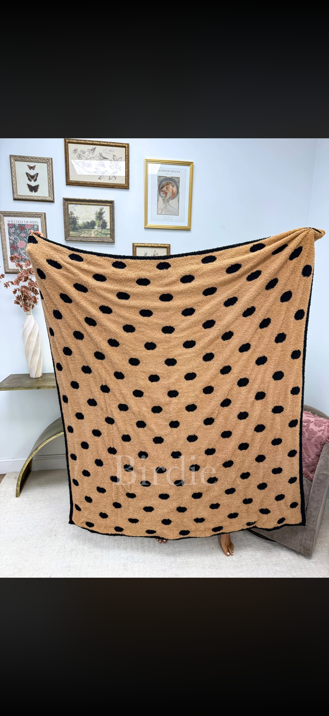 Fall birdie blanket